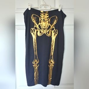 Iron Fist Them Bones Pencil Skirt